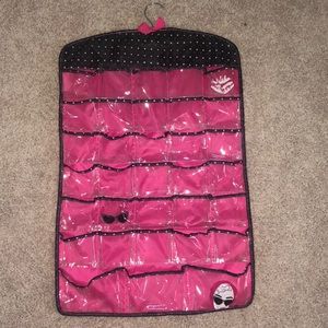 Hot pink hanger jewelry divider